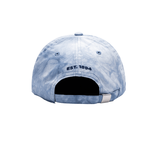 Manchester City Bloom Classic Adjustable in unstructured low crown, curved peak brim, and adjustable flip buckle closure, in Light Blue